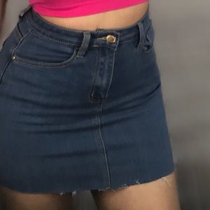 Denim skirt